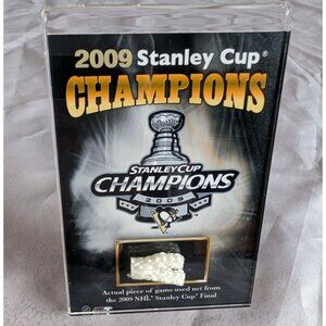 2009 Stanley Cup Champions Final Game Used Net Card Pittsburgh Penquins NHL